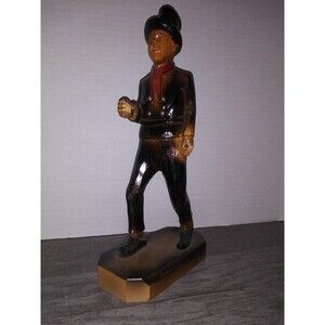10 1/2" Handcarved Wooden Figure